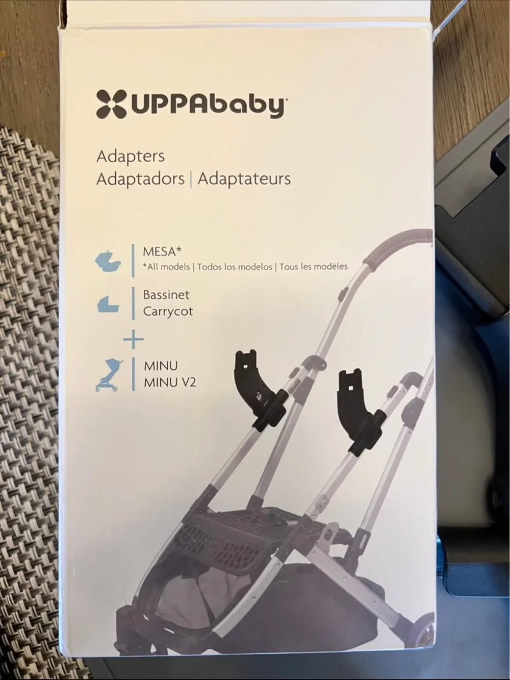 Uppa Baby Adapter Set for Mesa and Minu Strollers